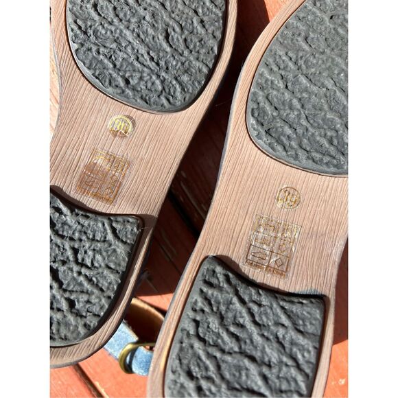 L'artiste Shoes/Spring Step Niarah Sandals Blue Leather Sz EU 39 / US 8, MP $180 - Picture 4 of 10